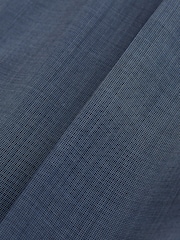 Blue N.Premium Tailored Fit Merino Wool Blend Texture Suit Trousers - Image 10 of 10