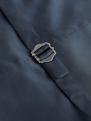 Albastru - N.Premium Merino Wool Blend Texture Suit Waistcoat - Imaginea 7 din 8