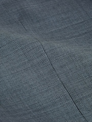 رمادي - سترة بدلة من مزيج صوف ميرينو بملمس بارز من N.Premium - Image 7 of 11