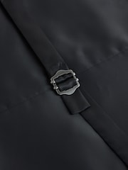 Gri - N.Premium Merino Wool Blend Texture Suit Waistcoat - Imaginea 7 din 9