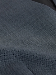 Gri - N.Premium Merino Wool Blend Texture Suit Waistcoat - Imaginea 9 din 9