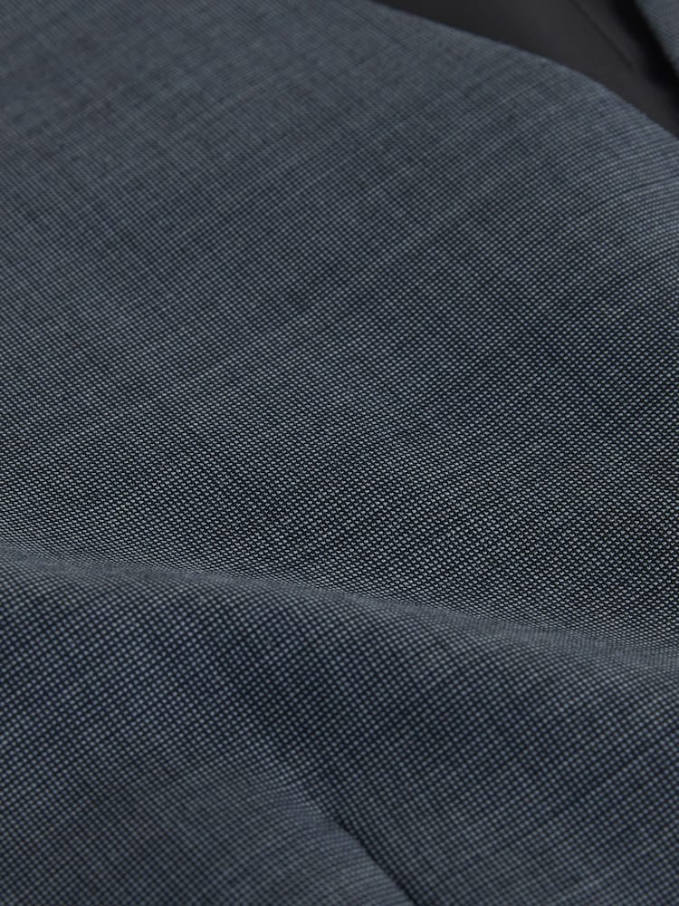 Gri - N.Premium Merino Wool Blend Texture Suit Waistcoat - Imaginea 9 din 9