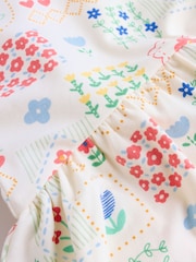 Rot und Weiß gemustert bestickt - Baby-Strampelanzüge aus Jersey im 3er-Pack - Bild 10 von 13