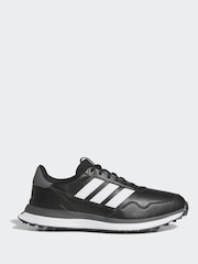 adidas Golf Black/White S2G 26 Leather Spikeless Shoes - Image 1 of 9