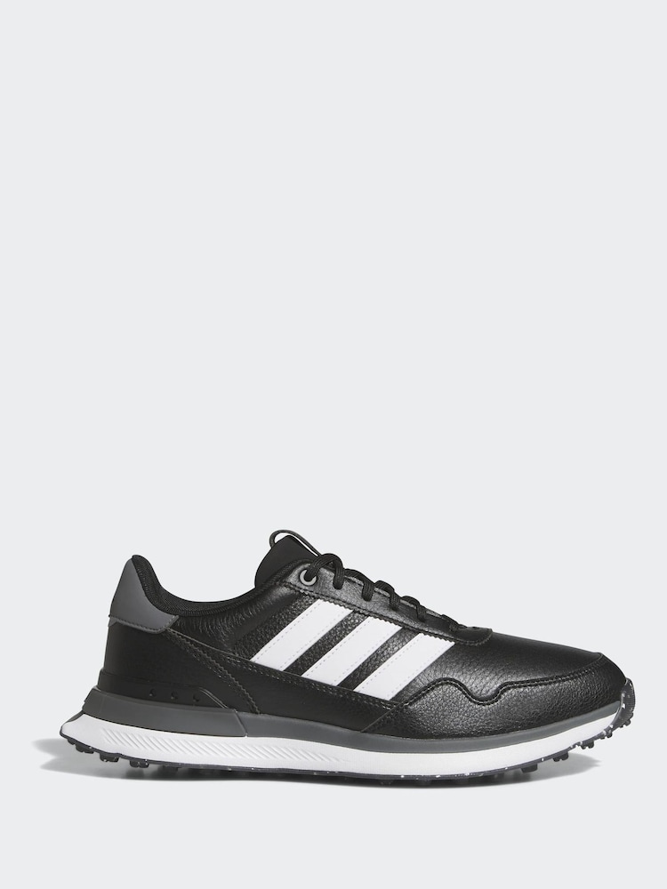adidas Golf Black/White S2G 26 Leather Spikeless Shoes - Image 1 of 9