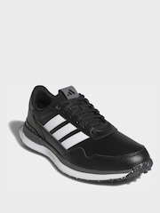 adidas Golf Black/White S2G 26 Leather Spikeless Shoes - Image 3 of 9