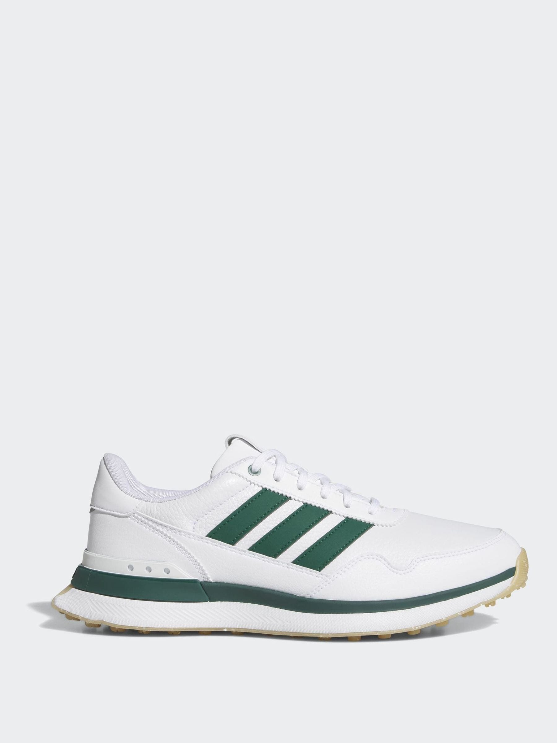 adidas ss80golfシューズホワイト/グリーン 280サイズ Buy adidas Golf White/Green S2G 26 Leather Spikeless Shoes from