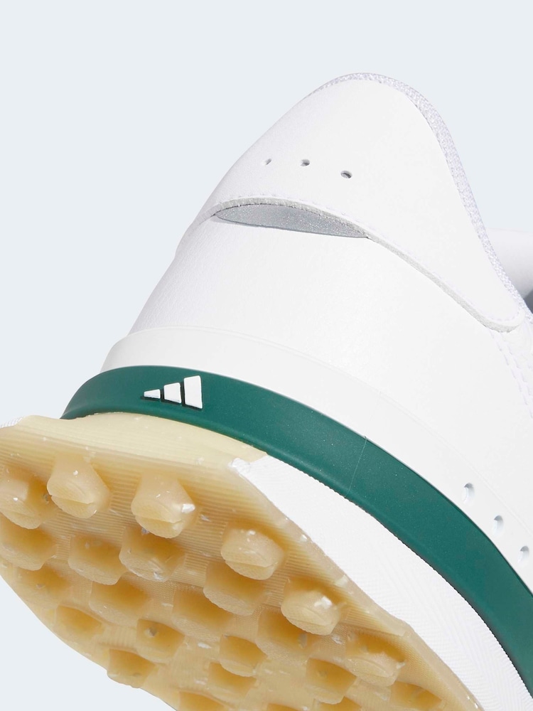 adidas Golf White/Green S2G 26 Leather Spikeless Shoes - Image 9 of 9 adidas Golf White/Green S2G 26 Leather Spikeless Shoes - Image 9 of 9