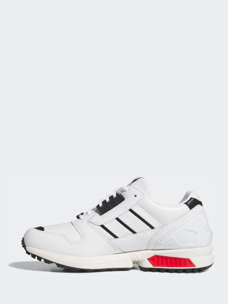 adidas Golf White ZX 8000 Shoes - Image 2 of 8