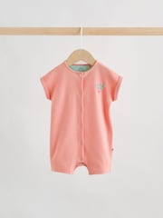 Multi Bright Coloured - Jersey Baby Krátký overal 4 Pack - Obrázek 3 z 15