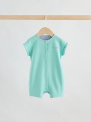 Multi Bright Coloured - Jersey Baby Krátký overal 4 Pack - Obrázek 7 z 15