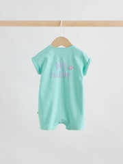 Multi Bright Coloured - Jersey Baby Krátký overal 4 Pack - Obrázek 8 z 15