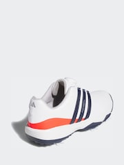 adidas Golf White/Blue Tour 360 24 Boa Kids Shoes - Image 2 of 10