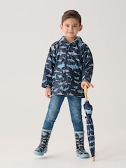 Hatley Pink Shark Frenzy Rain Wellies - Image 1 of 2