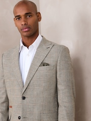 Green N. Premium Slim Fit Check Suit Jacket - Image 1 of 13