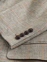 Green N. Premium Slim Fit Check Suit Jacket - Image 12 of 13