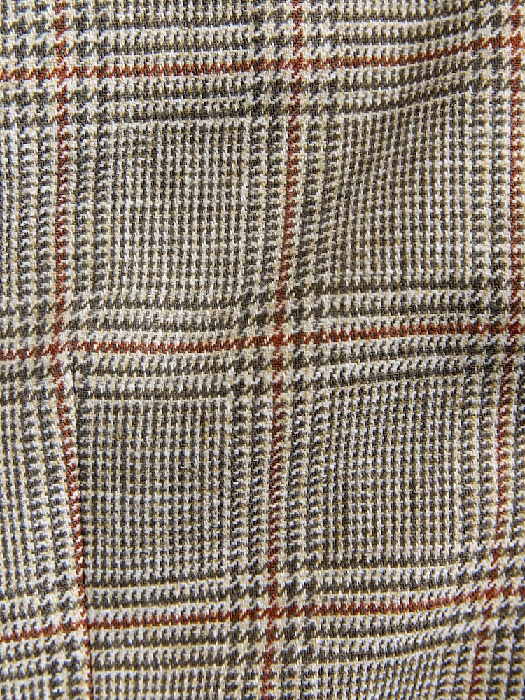 Green N. Premium Slim Fit Check Suit Jacket - Image 13 of 13