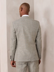 Green N. Premium Slim Fit Check Suit Jacket - Image 4 of 13