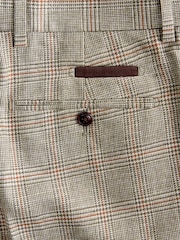 Green N. Premium Slim Fit Check Suit Trousers - Image 10 of 10