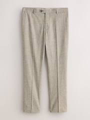 Green N. Premium Slim Fit Check Suit Trousers - Image 6 of 10