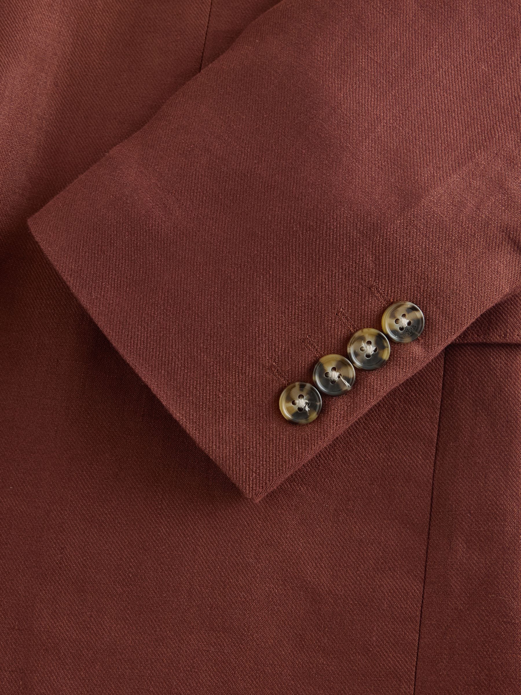 Buy Brown N.Premium Tailored Fit 100% Linen Suit Jacket from Next USA