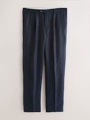 Blue N.Premium Tailored Fit 100% Linen Suit Trousers - Image 6 of 10