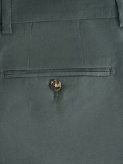 أخضر - بنطلون بدلة من الكتان 100% بتلبيس مخصص من N.Premium - Image 9 of 9