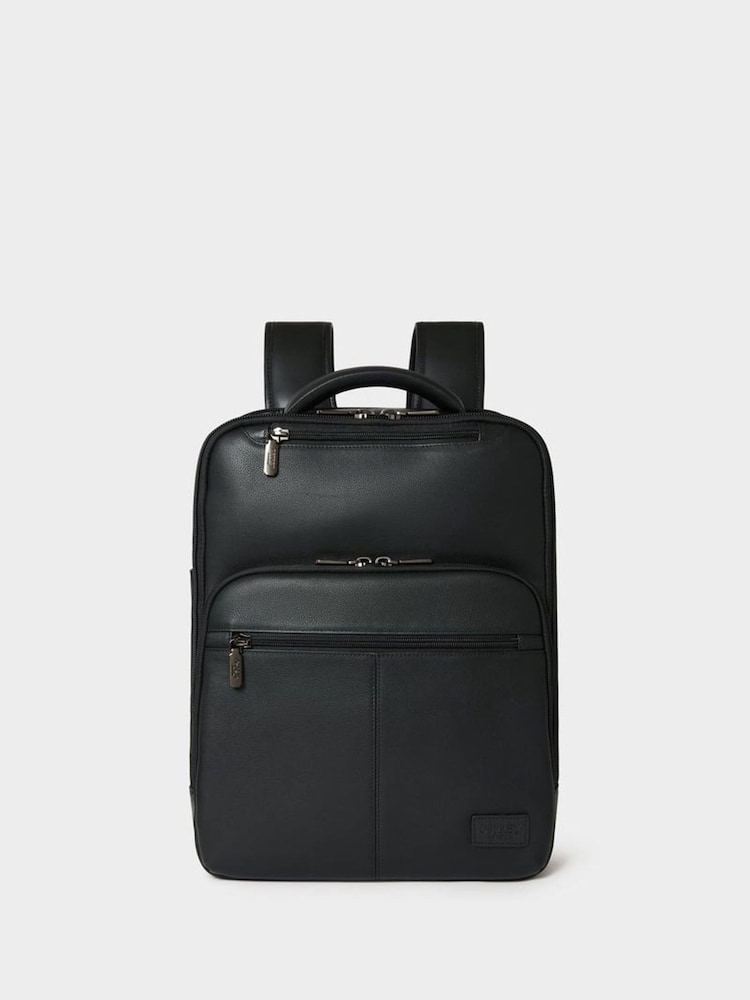 Osprey London The Charlie Leather Black Backpack Bag - Image 1 of 5