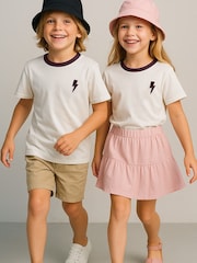 Religion Mauve Lightning Bolt T-Shirt - Image 4 of 4