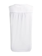 Weird Fish White Maude V-Neck Broidery Vest - Image 6 of 6