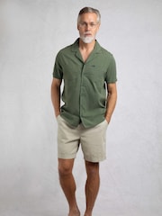 Weird Fish Green Maxwell Seersucker Shirt - Image 3 of 6