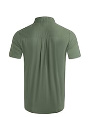Weird Fish Green Maxwell Seersucker Shirt - Image 6 of 6
