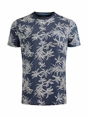 Weird Fish Blue Howes Printed T-Shirt - Image 5 of 6