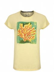 Weird Fish Yellow Coral Collage Graphic Print T-Shirt - Image 5 of 6
