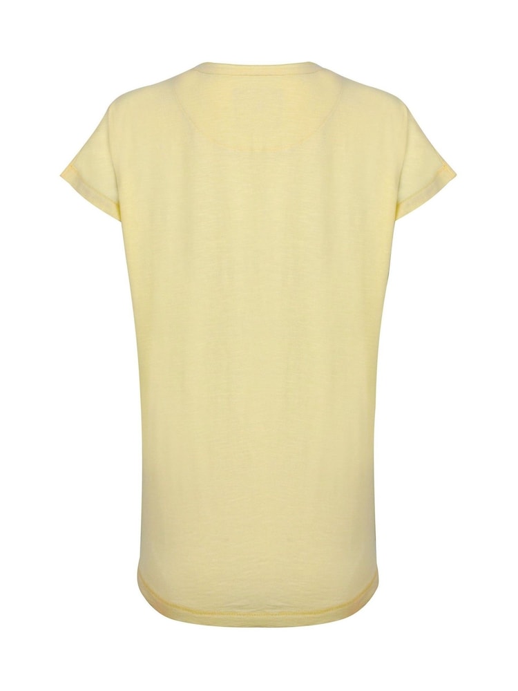 Weird Fish Yellow Coral Collage Graphic Print T-Shirt - Image 6 of 6