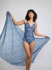 Weird Fish EnsignBlu Kiera Printed Sarong Scarf - Image 3 of 7