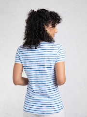 Weird Fish Blue Ericak Printed Pocket T-Shirt - Image 2 of 7