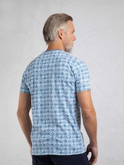 Weird Fish Blue Howes Printed T-Shirt - Image 2 of 7