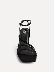 Linzi Black Reflect Wide Fit Strappy Heeled Sandals - Image 5 of 5