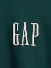 Gap Green Oversized Heavyweight Logo Sweatshirt - Image 4 of 4