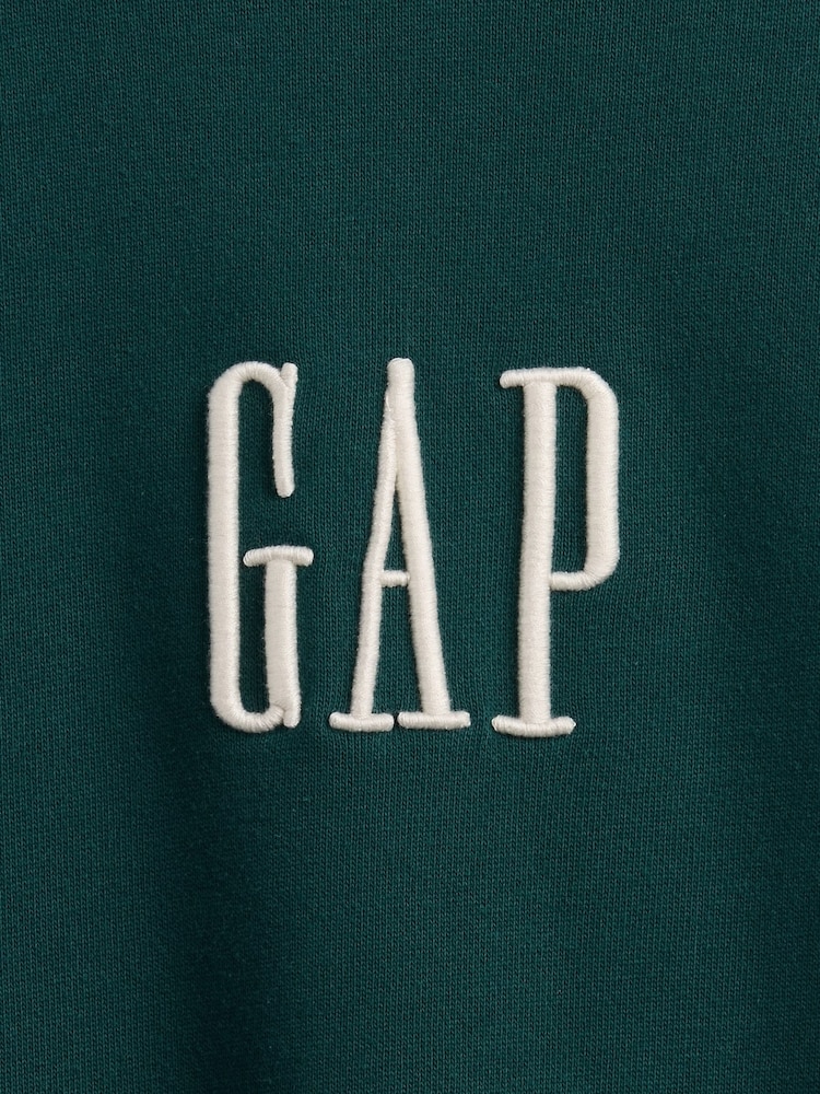 Gap Green Oversized Heavyweight Logo Sweatshirt - Image 4 of 4