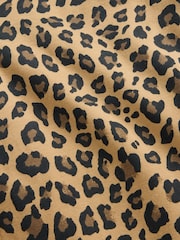 Gap Brown Leopard Print Flare Leggings (4-13yrs) - Image 5 of 5