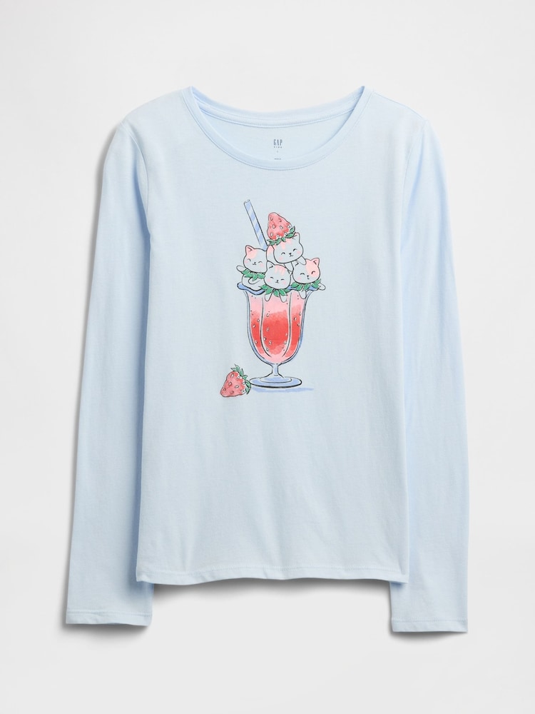 Blau - Gap Graphic T-Shirt (4-13yrs) (4-13yrs) - Bild 1 von 2