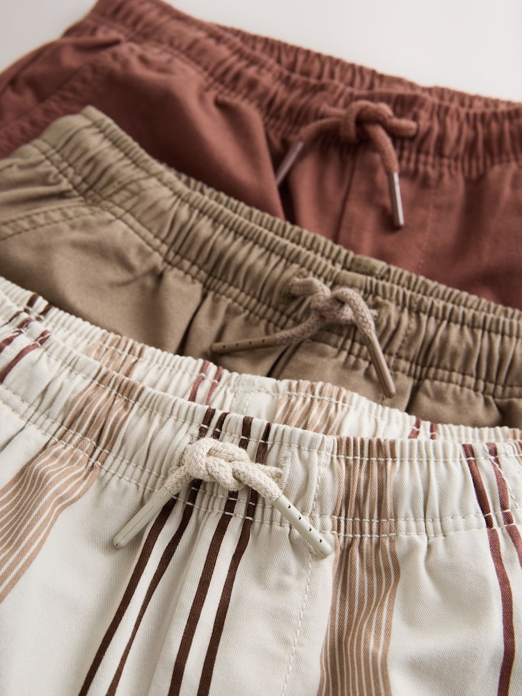 Brown 3 Pack Shorts (3-16yrs) - Image 7 of 7 Brown 3 Pack Shorts (3-16yrs) - Image 7 of 7