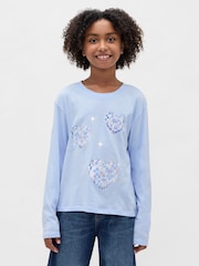 Gap Blue Relaxed Graphic T-Shirt (4-13yrs) (4-13yrs) - Image 1 of 4