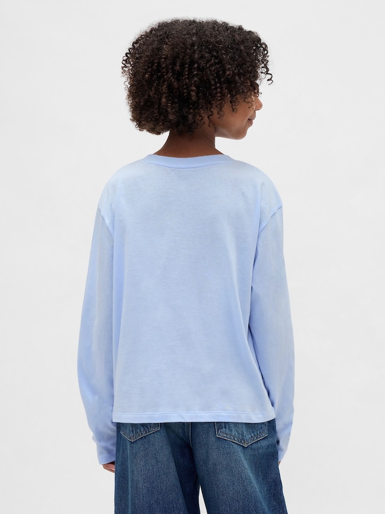 Gap Blue Relaxed Graphic T-Shirt (4-13yrs) (4-13yrs) - Image 2 of 4