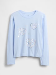 Gap Blue Relaxed Graphic T-Shirt (4-13yrs) (4-13yrs) - Image 3 of 4