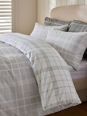 طقم من 2 غطاء لحاف وكيس وسادة بوجهين بتصميم مربعات - صورة 6 من 11