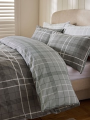 طقم من 2 غطاء لحاف وكيس وسادة بوجهين بتصميم مربعات - صورة 7 من 11