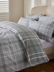 طقم من 2 غطاء لحاف وكيس وسادة بوجهين بتصميم مربعات - صورة 8 من 11